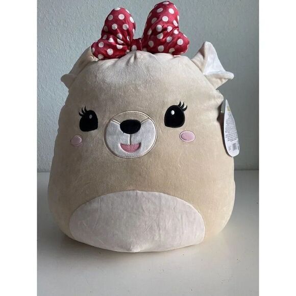 Squishmallow Rudolph The Red Nosed Reindeer CLARICE 16” Soft Plush NEW - Picture 1 of 7